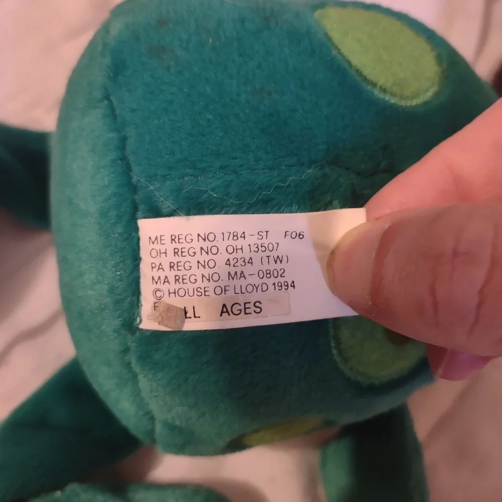 Toad Frog Plush 